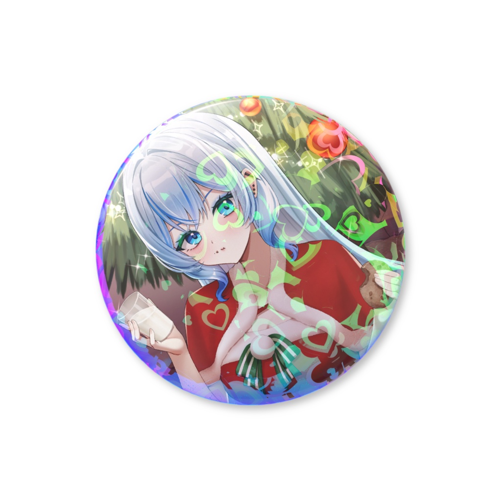 クリスマスホロ缶バッジver.2025