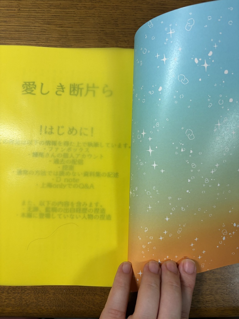 愛しき断片ら