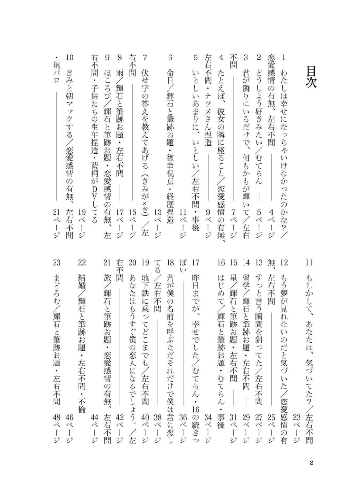 愛しき断片ら