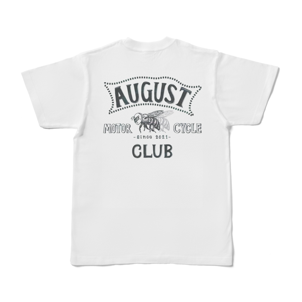 【改訂版】オーガストモーターサイクル倶楽部のTシャツ