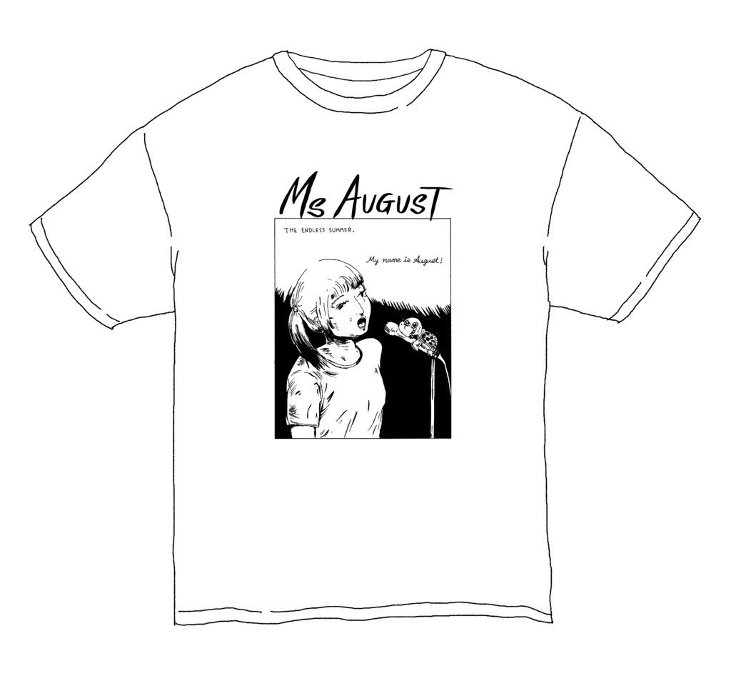 Ms AUGUST_白Tシャツ