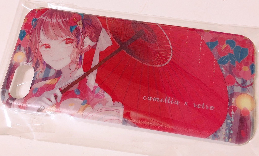 椿×レトロiPhoneケース