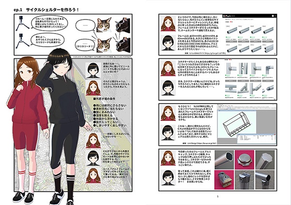 【C100】アルミフレーム+プラダンで完全密閉サイクルシェルターを作る(SPROCKET 2022.8)