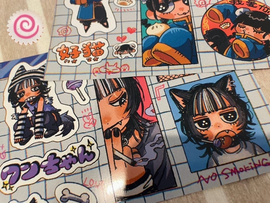 わんちゃんマルチステッカー