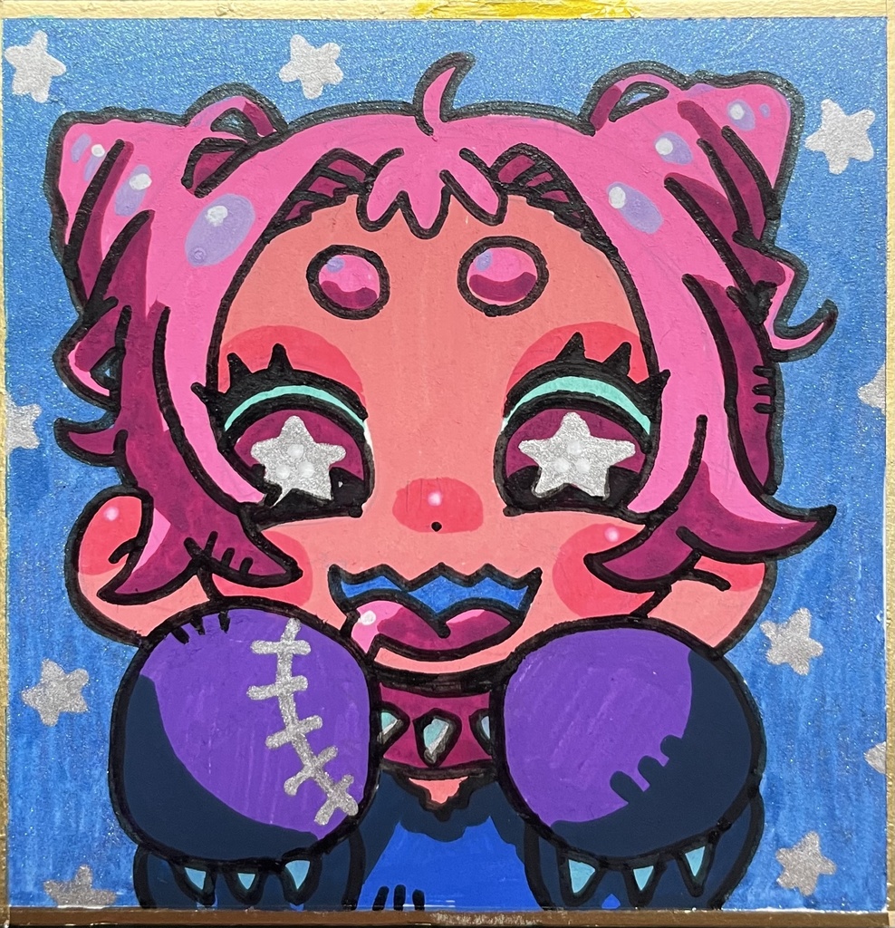 ミニ色紙原画A