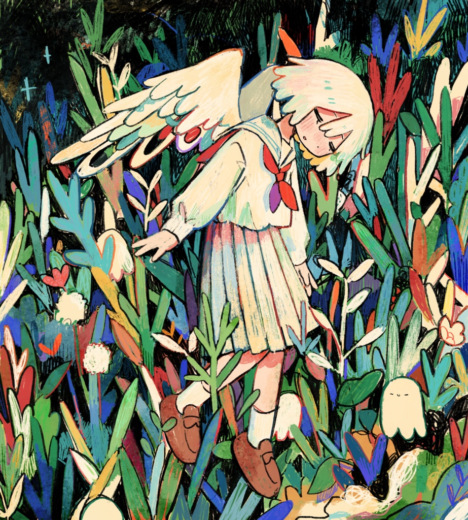 『晩霜』 複製画