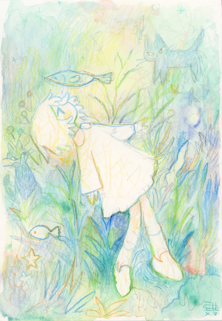 『ふわふわ海』原画