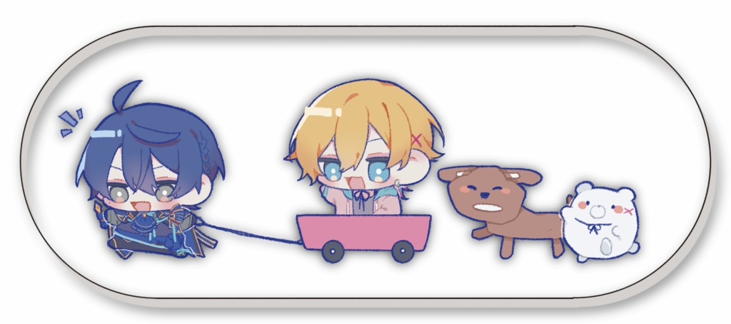 【非公式】りあいずスマホストラップホルダー