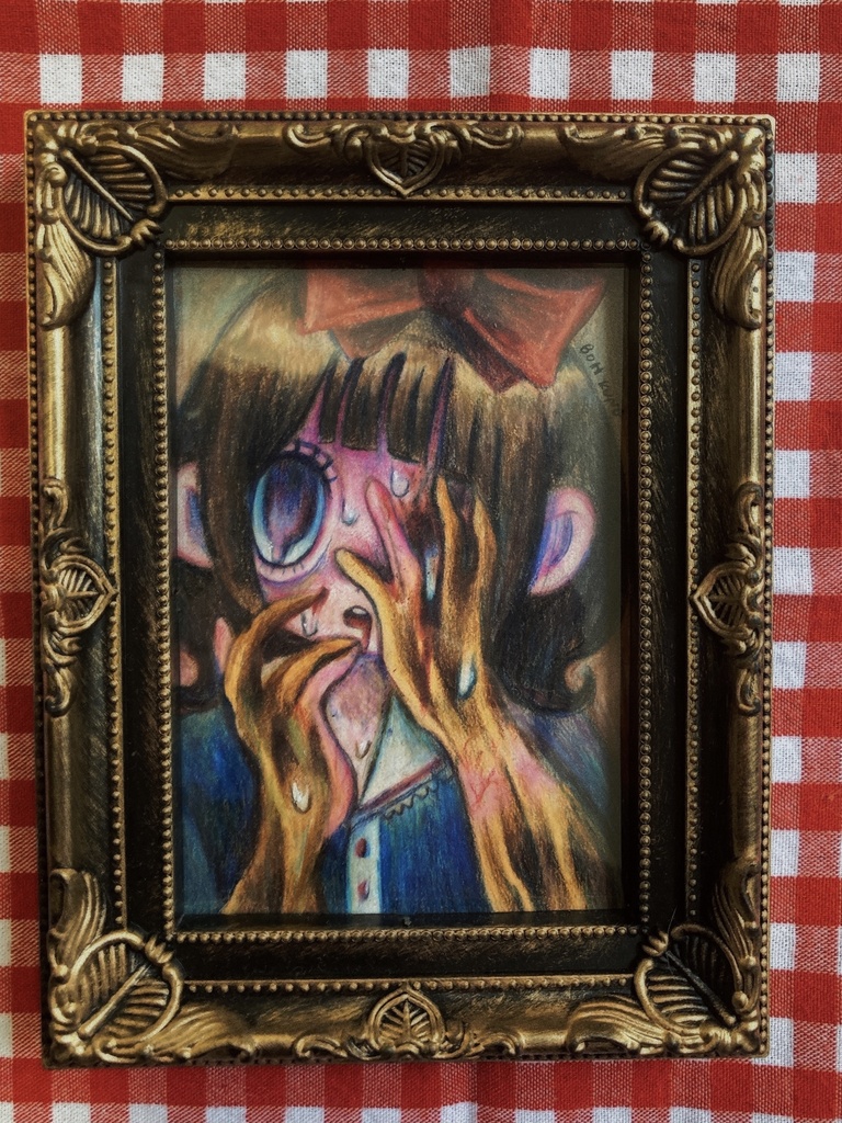 『目を覚ませるはずなのに』イラスト原画
