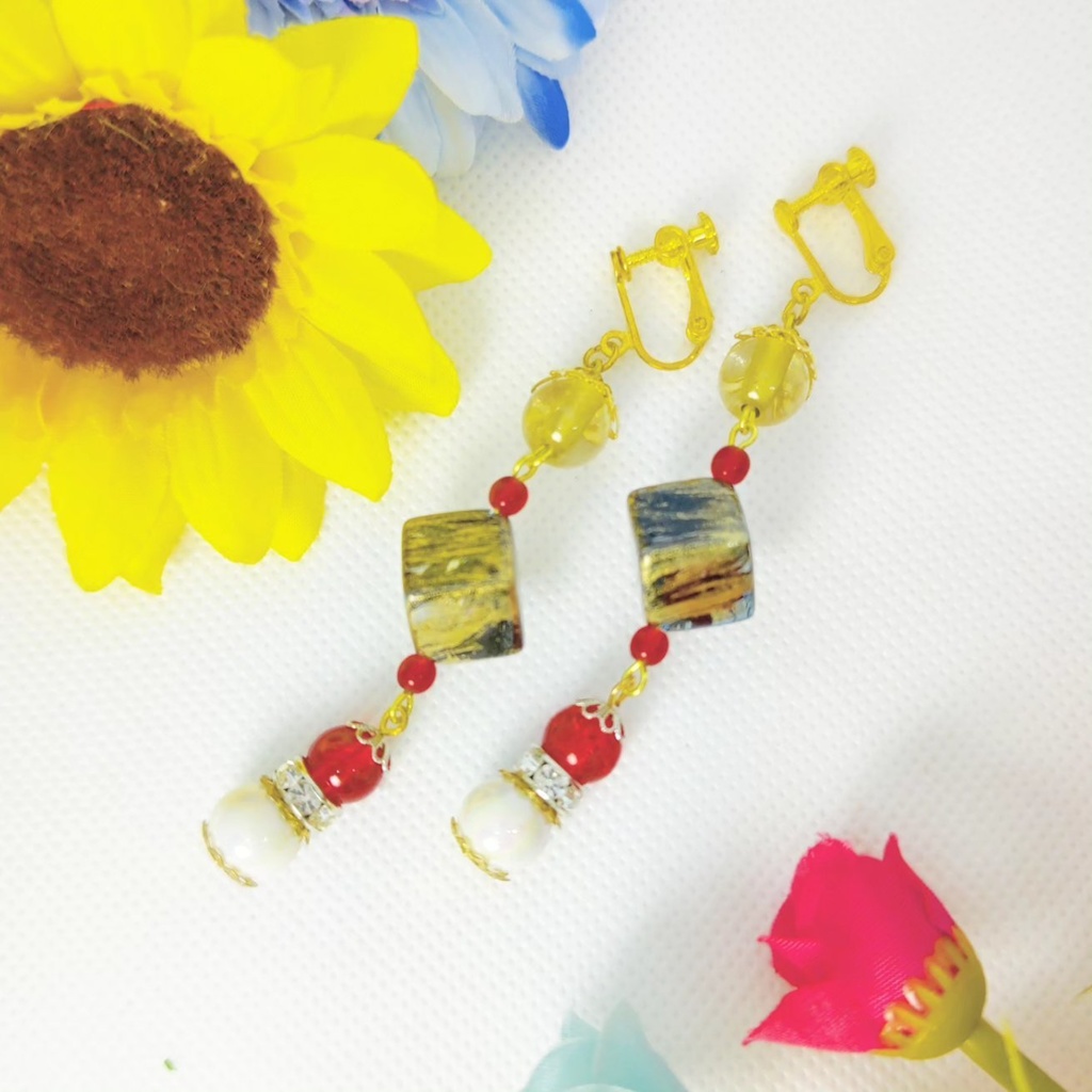 刀剣乱舞 イメージ アクセサリー イヤリング 一文字