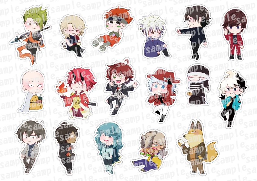 CV古●慎ミニキャラステッカー