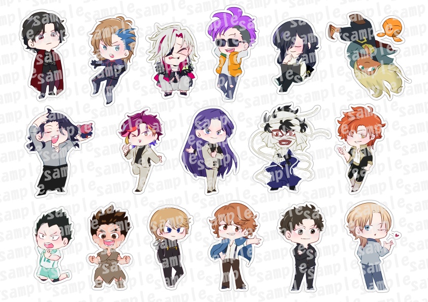 CV古●慎ミニキャラステッカー