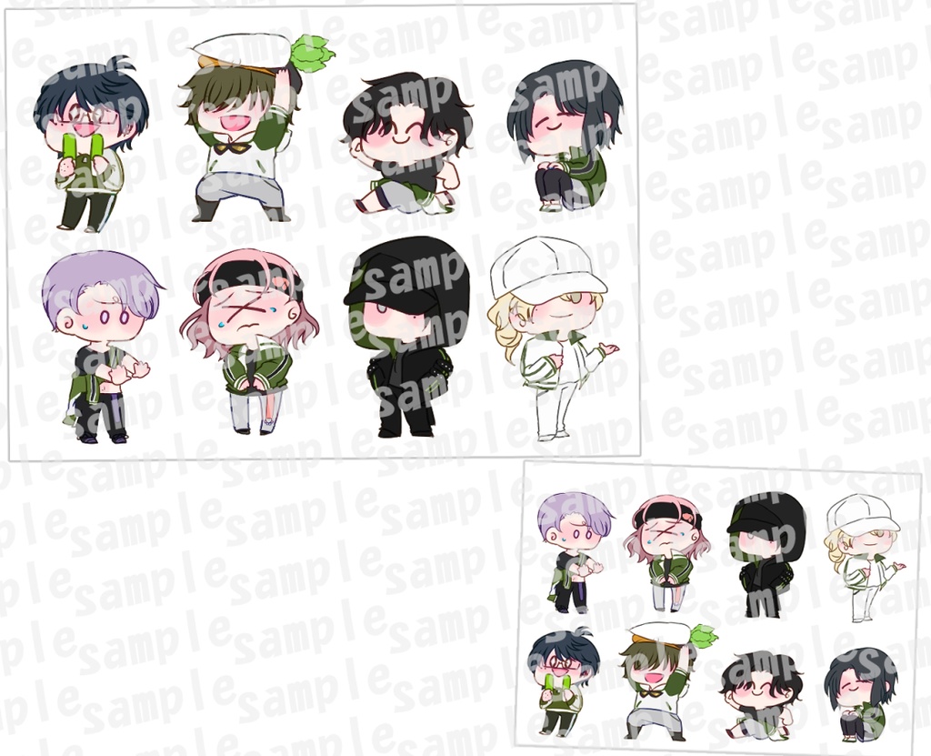 刀剣乱舞 ミニキャラステッカー