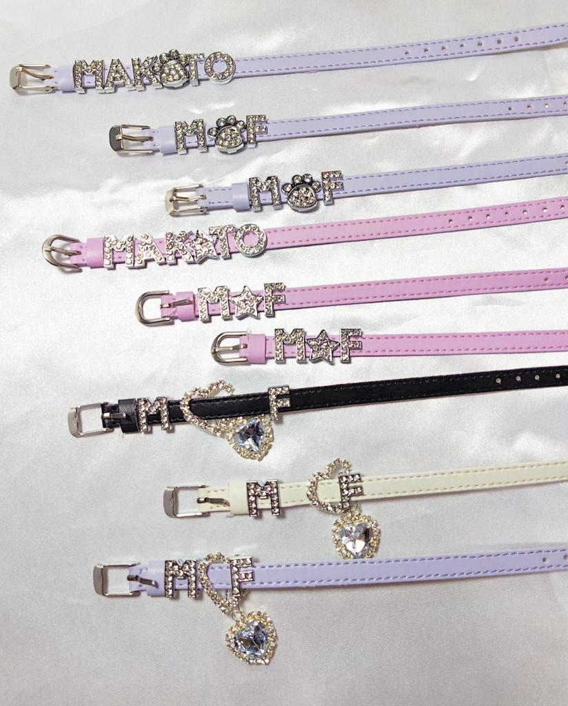 レザーベルト風ブレスレット