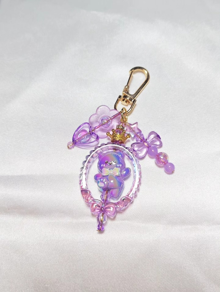 推しカラーキーホルダー