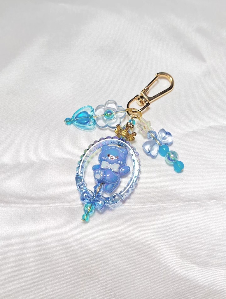 推しカラーキーホルダー