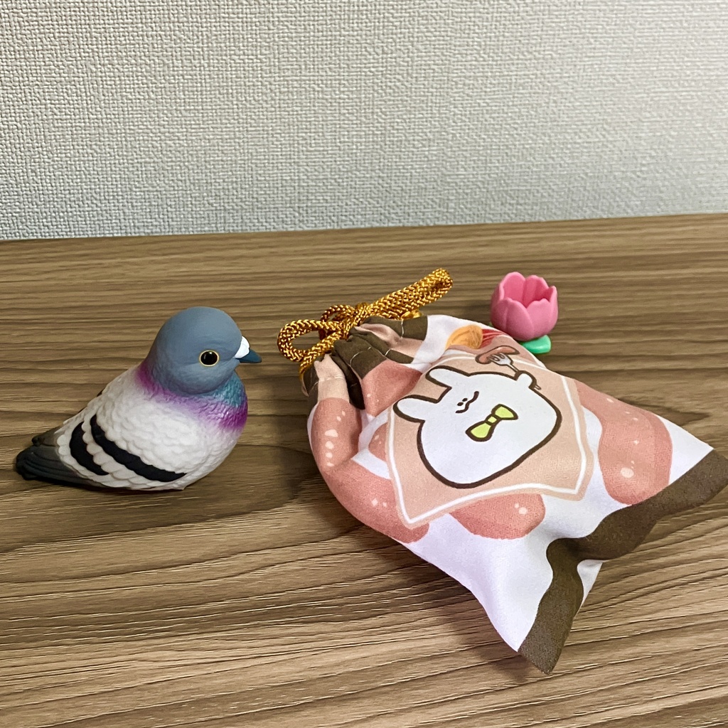 ウインナーとうさぎの巾着