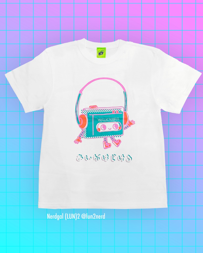 あいがはじける white Tシャツ