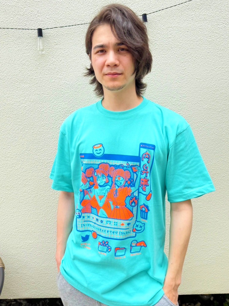 Cainコラボ!内弁慶ナードギャルズ Tシャツ