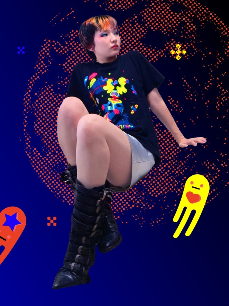 VR宇宙旅行 Tシャツ