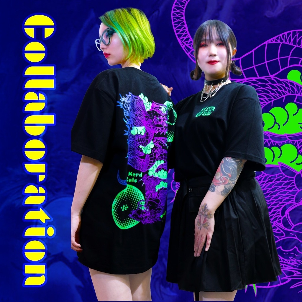 彫り師コラボ!青龍 Tシャツ