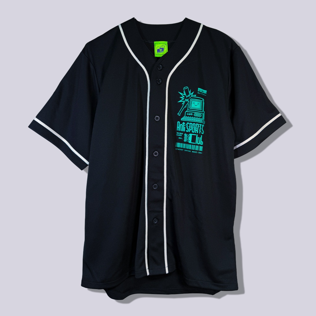 ANTI SPORTS CLUB|ベースボールシャツ-黒