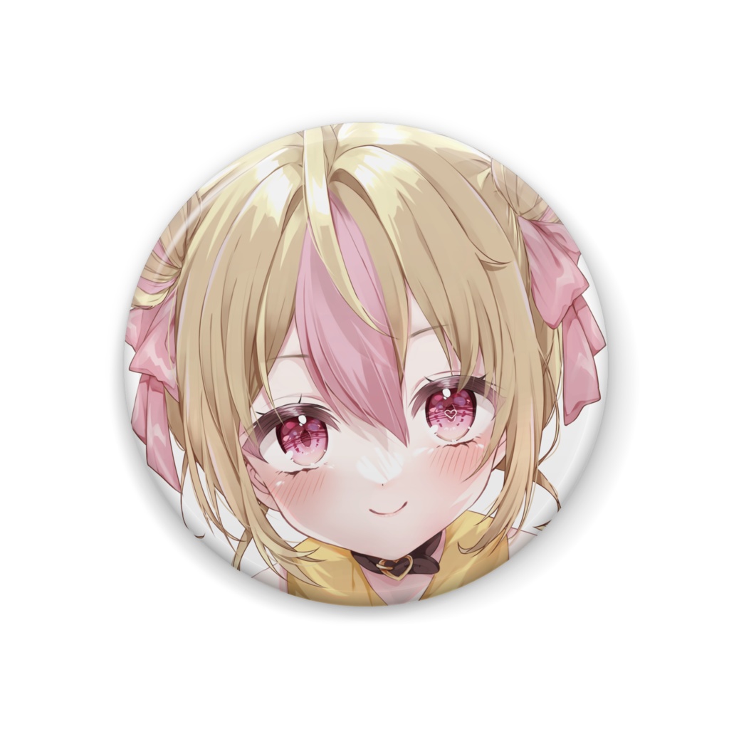 緒餅あも♡アイコン風缶バッジ(にっこり)♡