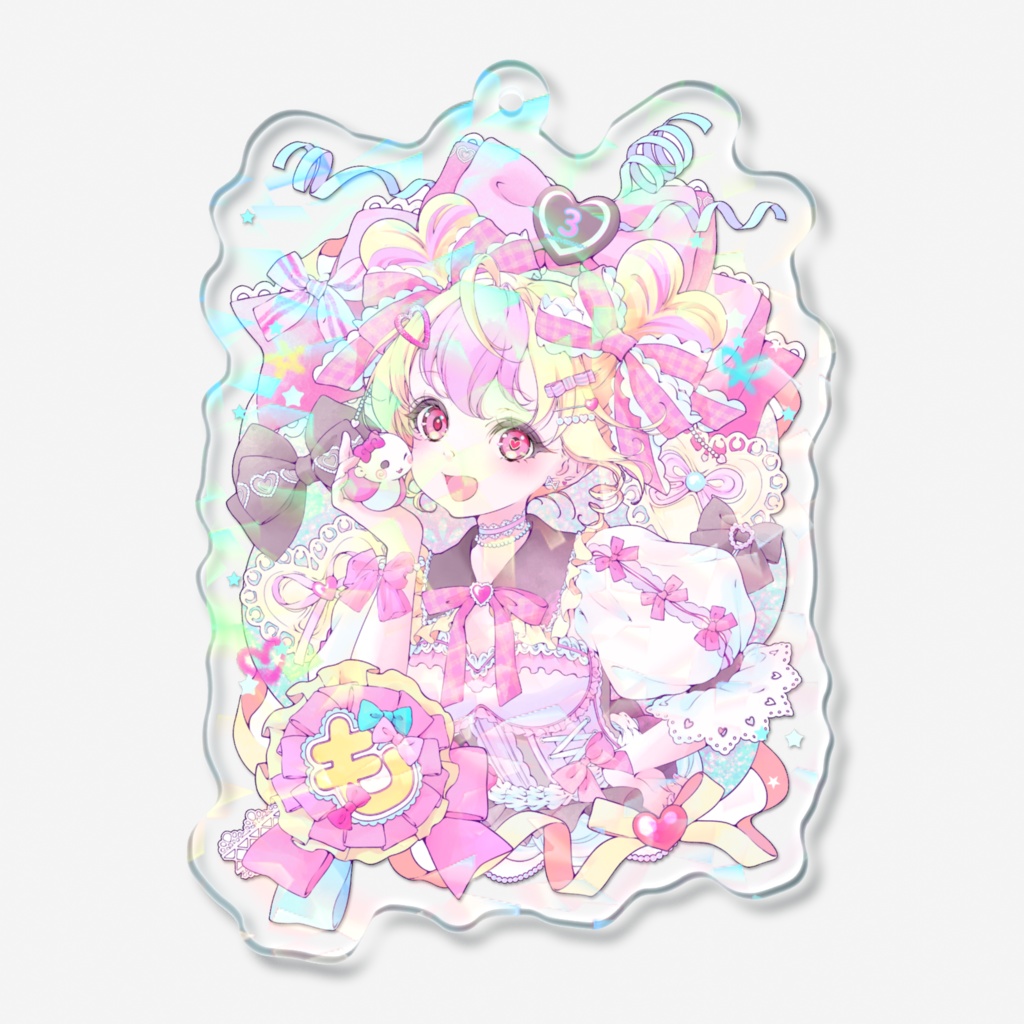 緒餅あも3周年記念きらきら☆アクキー