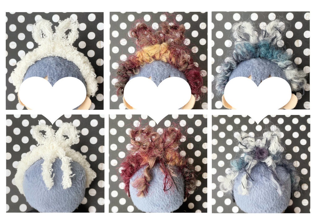 うさちゃん風もこもこリボンカチューシャ