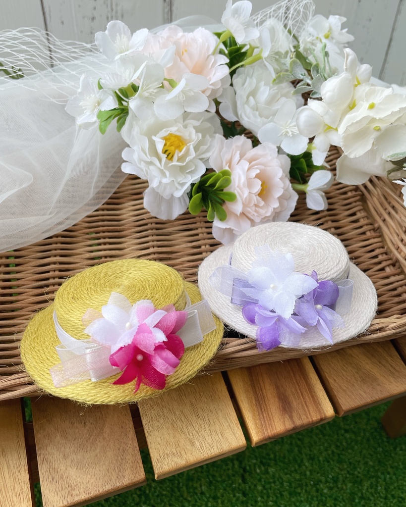 フラワードレスアップハット(全2種)