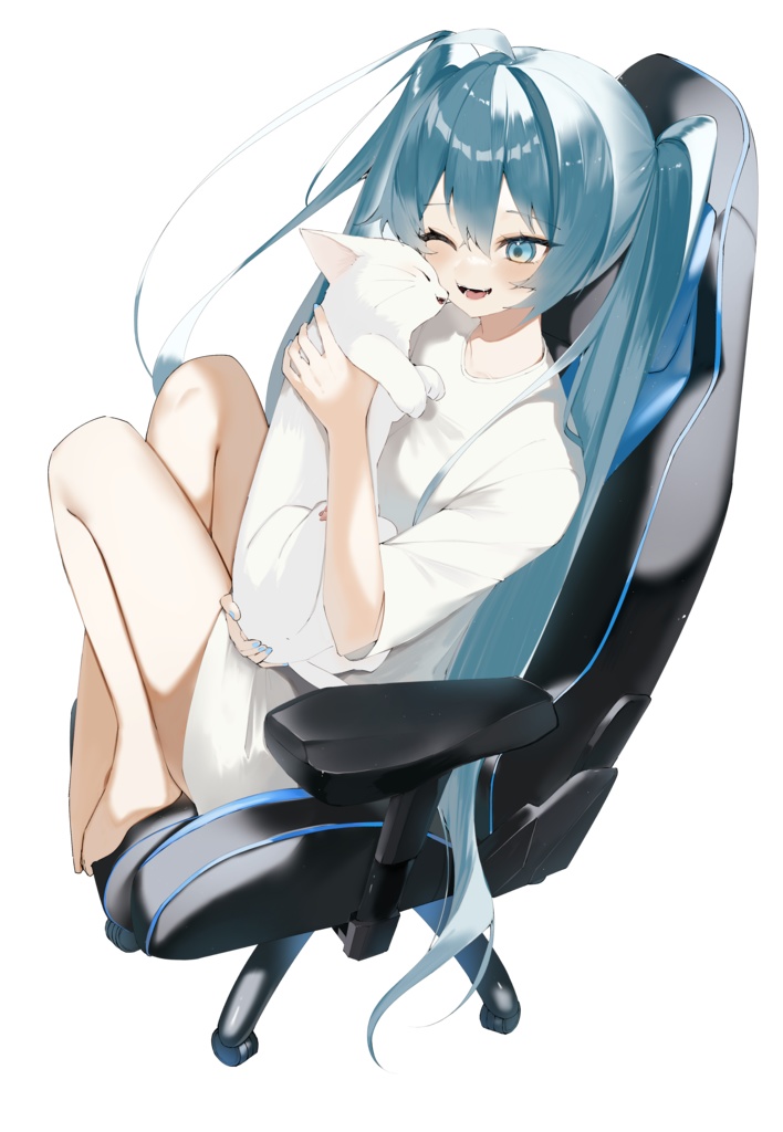 ねことミクアクスタ