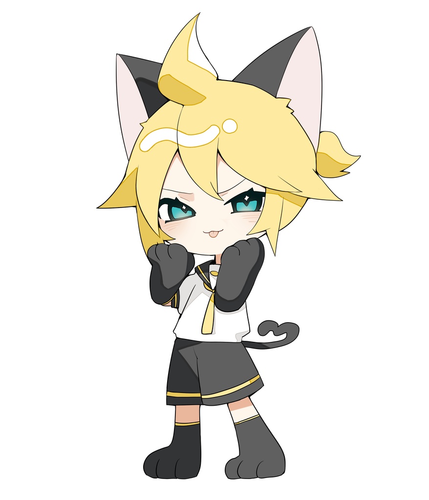 ネコレンアクキー