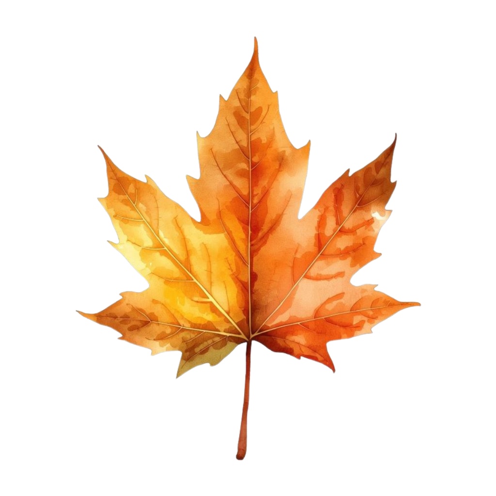 秋の旅行シリーズ|アンティーク水彩クリップアートセット(12点・PNG・透過)