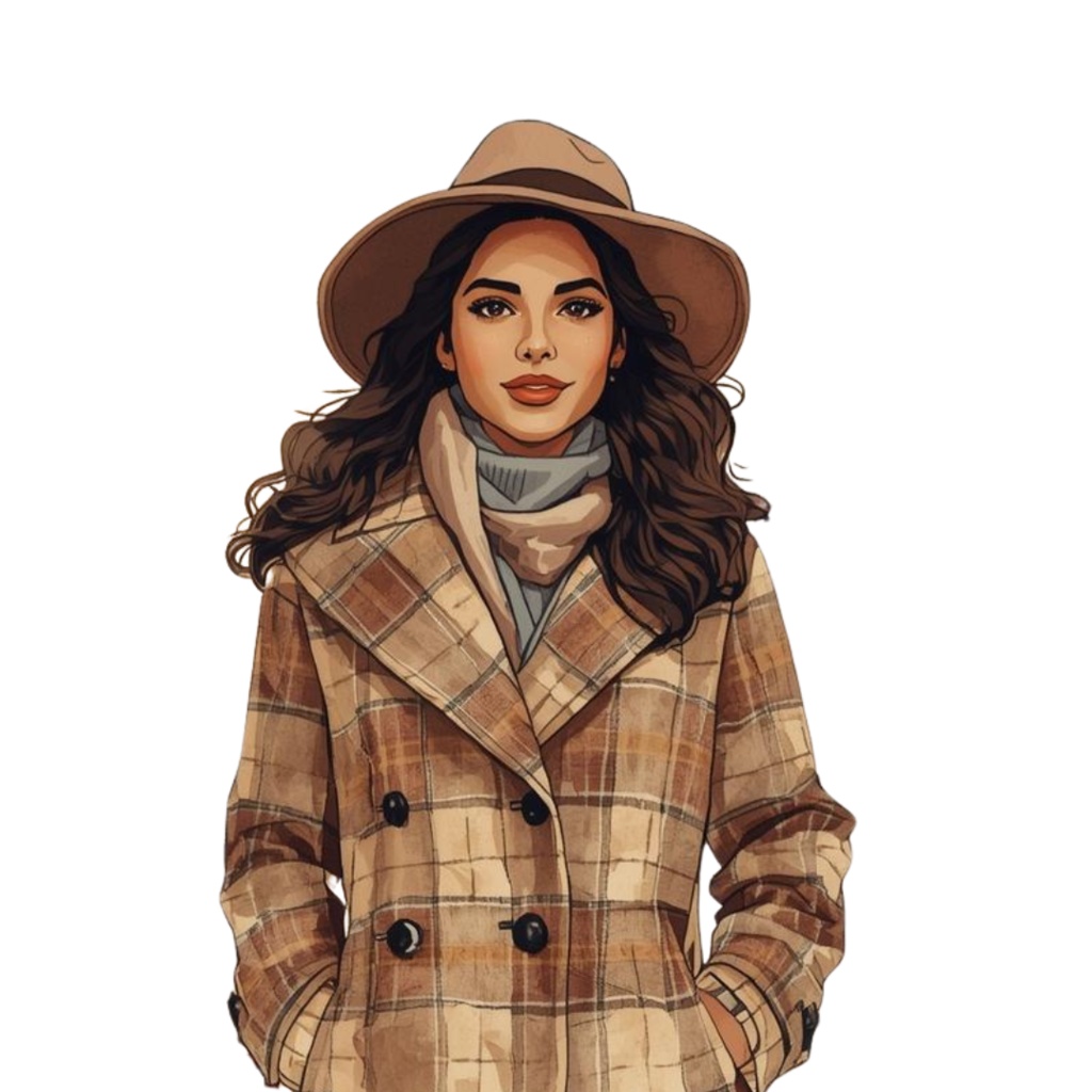 秋の旅行シリーズ|アンティーク水彩クリップアートセット(12点・PNG・透過)