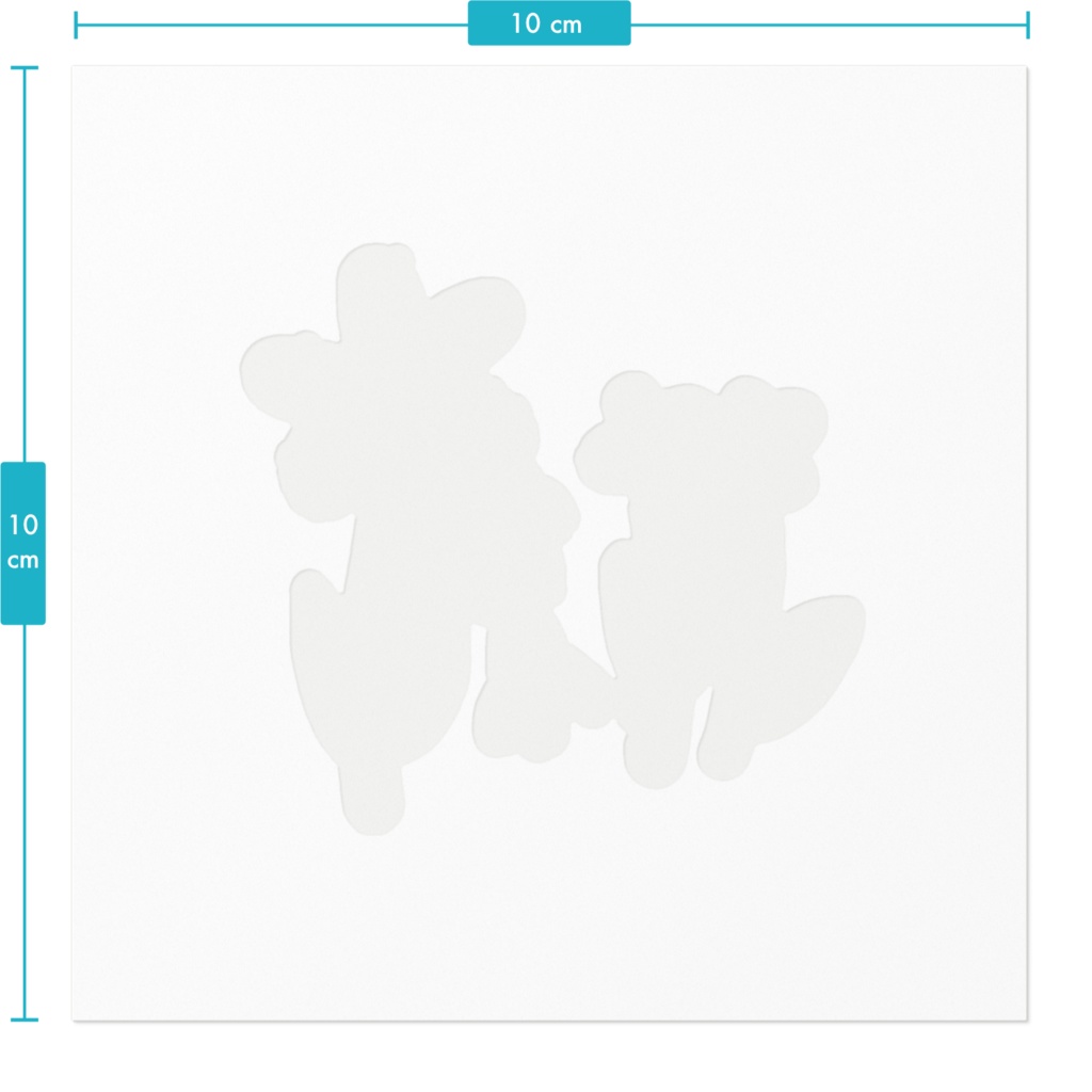 ぶらさがり犬シール