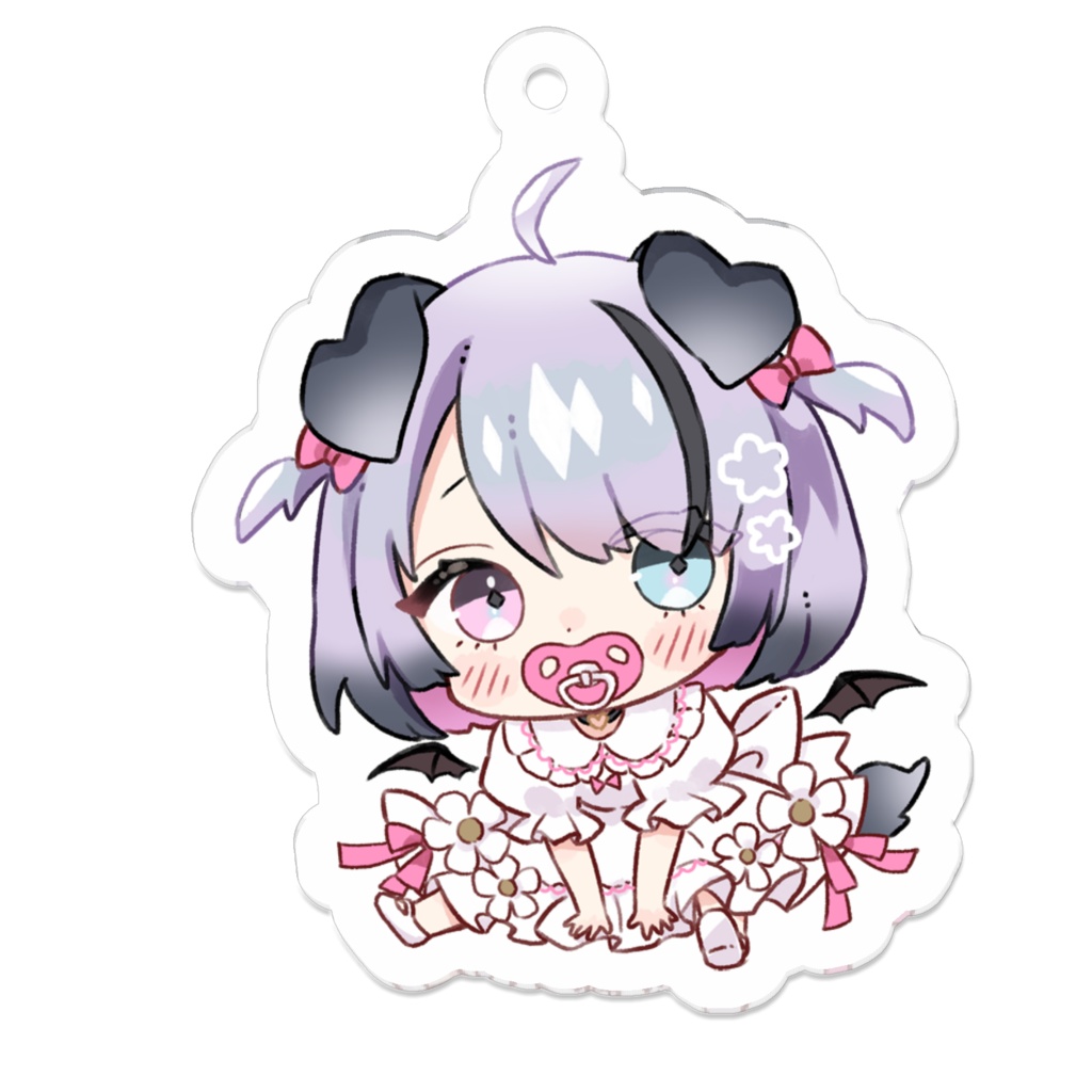 なのちゃんと一緒!ばぶちゃんお散歩アクキー!