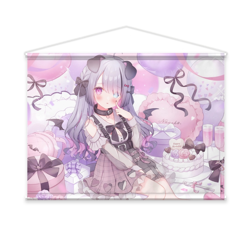 なのちゃん2023生誕記念!おもちもなか様描きおろし!特製タペストリー♡