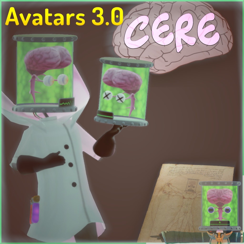 VRChat Cere Avatar + Head Replace