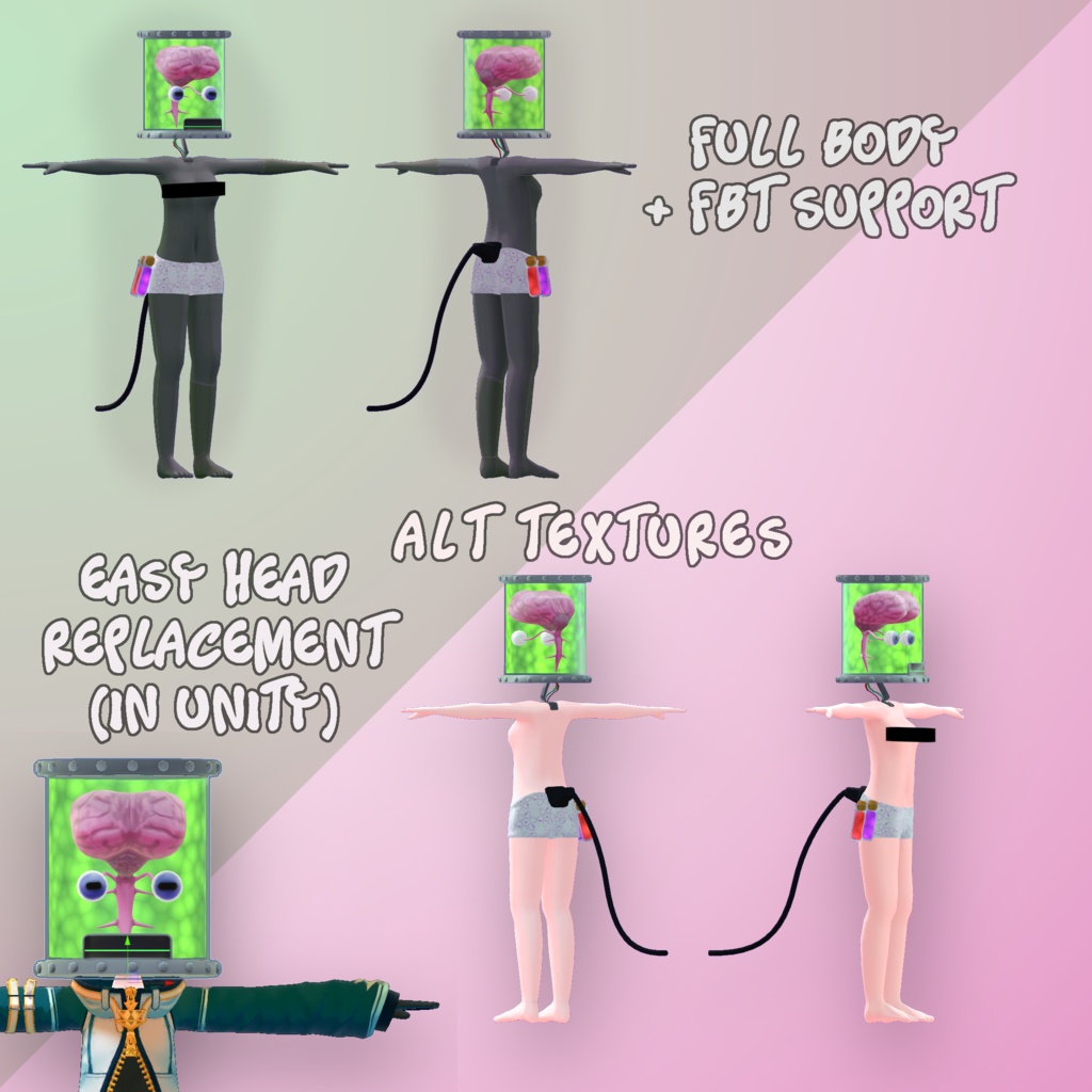 VRChat Cere Avatar + Head Replace