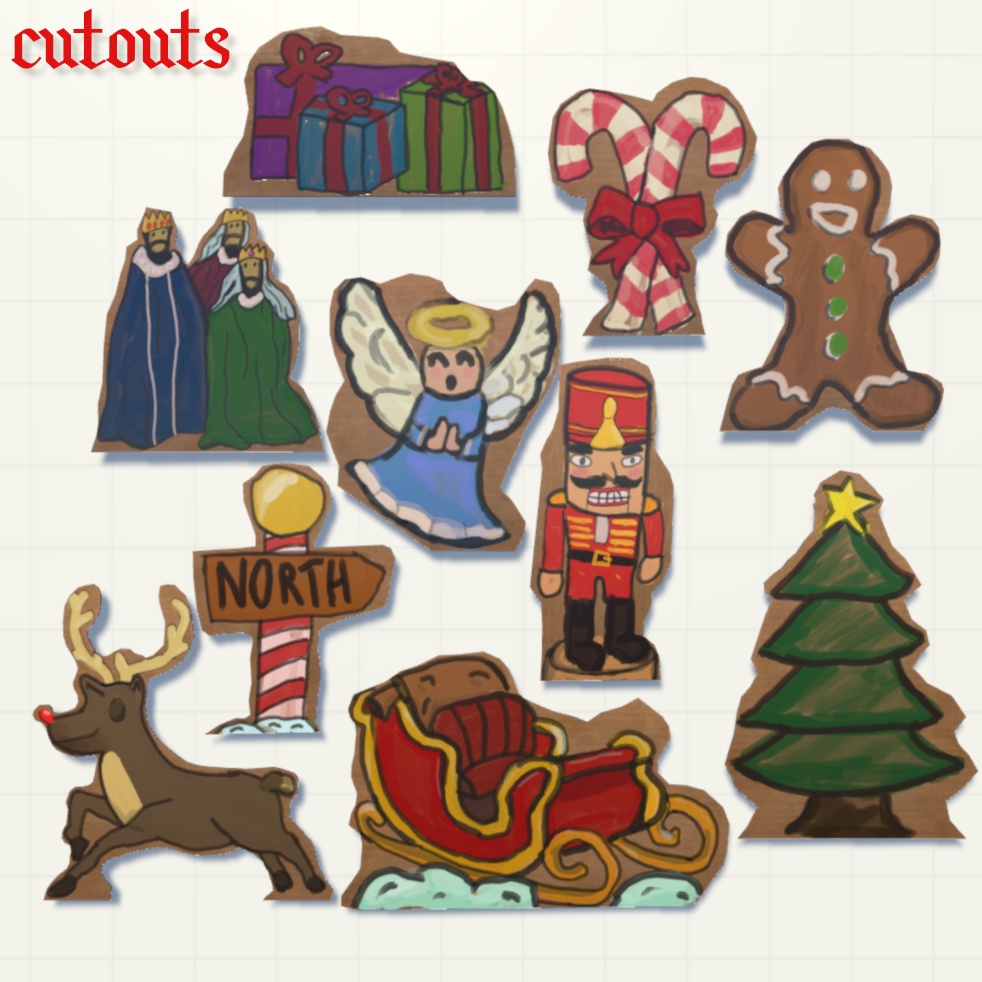 「VRChat」Christmas Cardboard