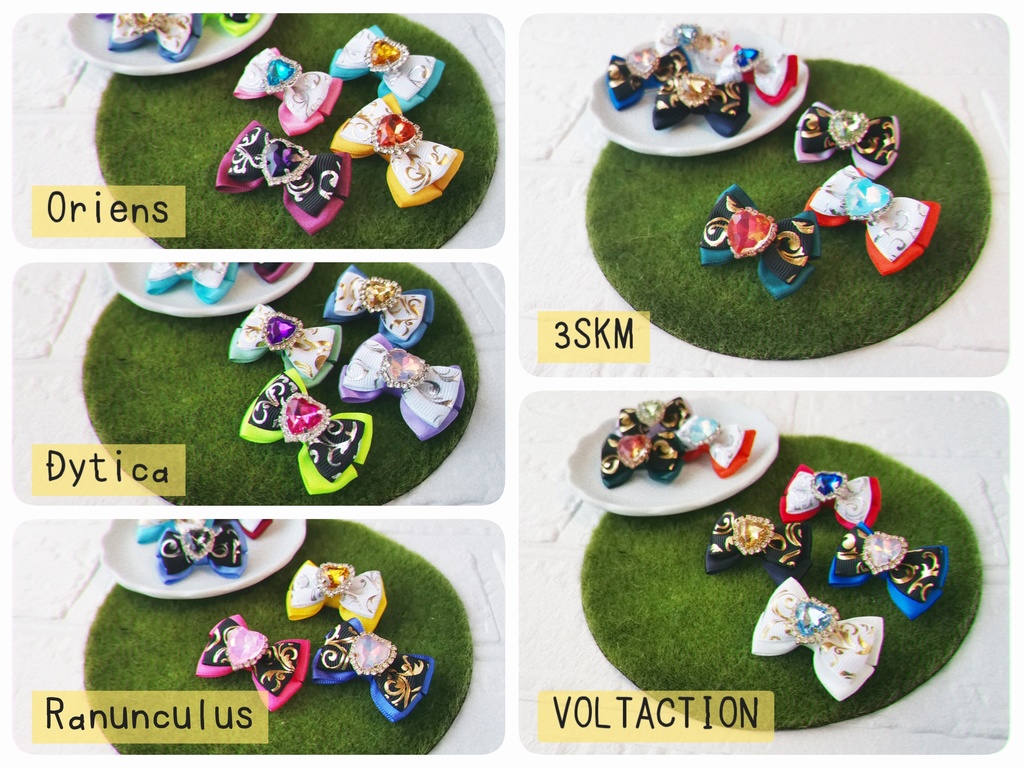 ୨୧ぬい服用ピン付リボン୨୧