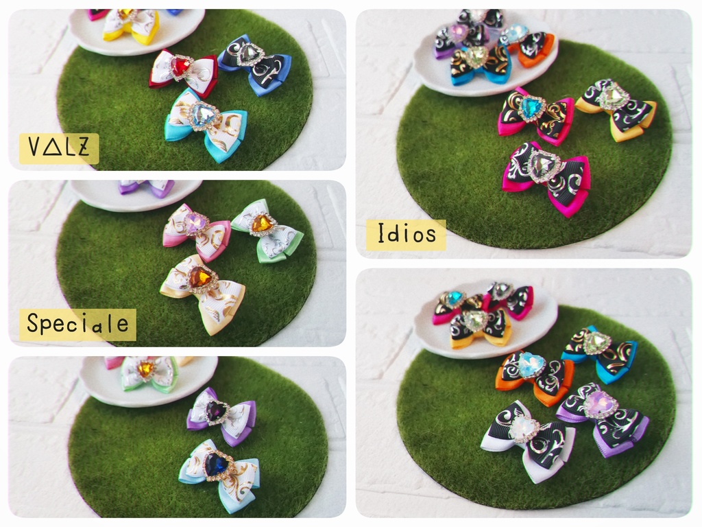 ୨୧ぬい服用ピン付リボン୨୧