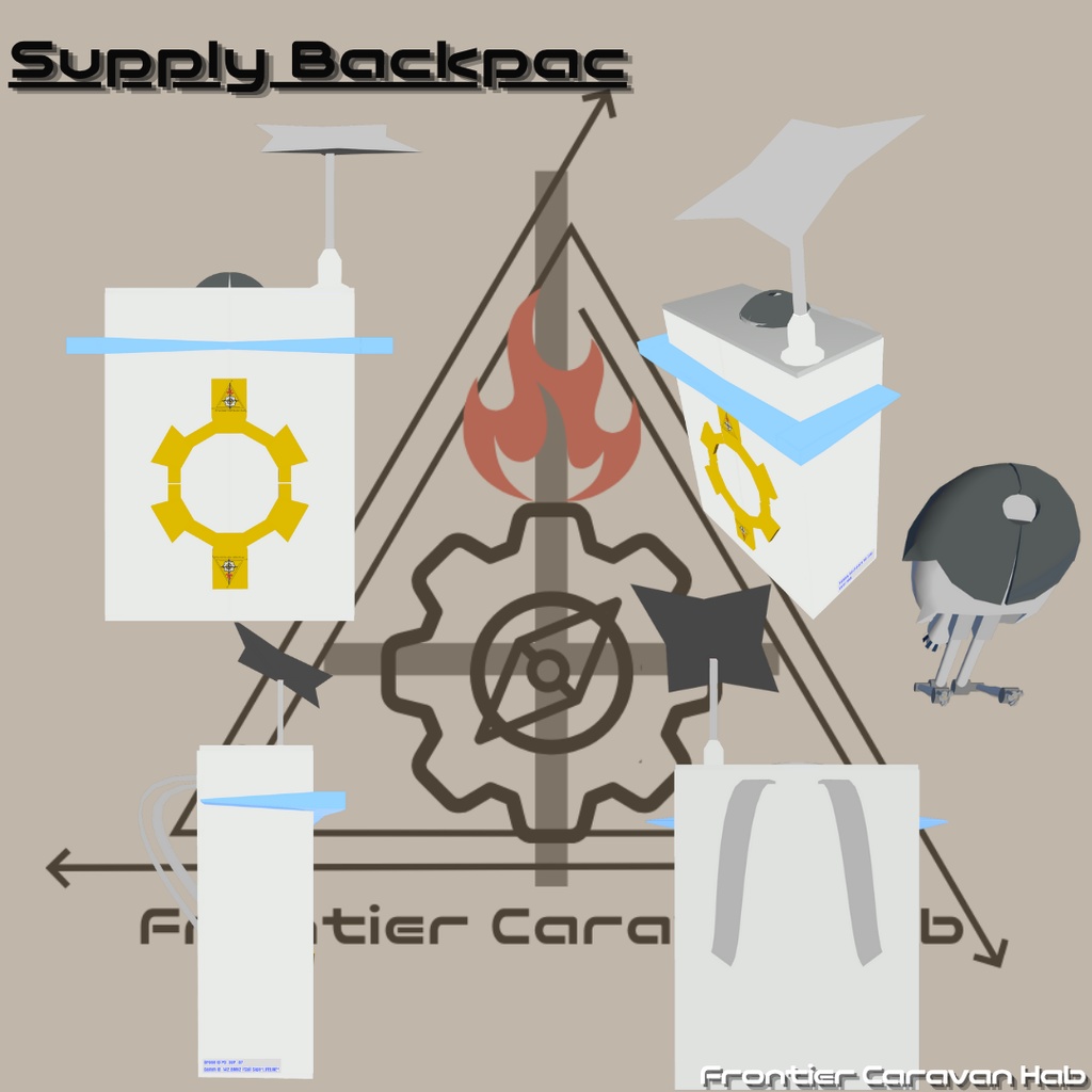 Frontier Caravan Hub社 Supply Backpac(サブドローン付き補給バック大)