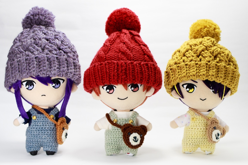 くまちゃんニットポシェット