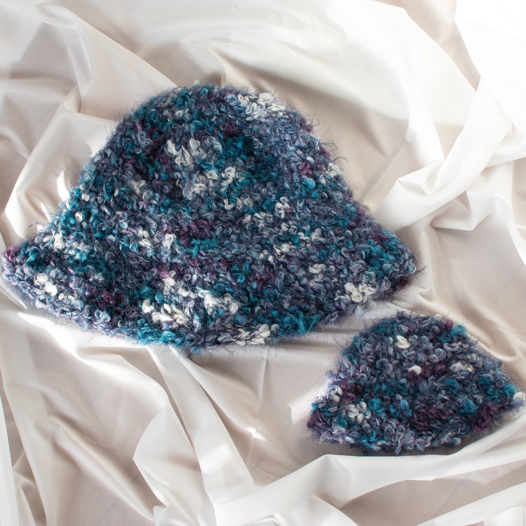 【ぬいちゃんとお揃い】ニットバケットハット