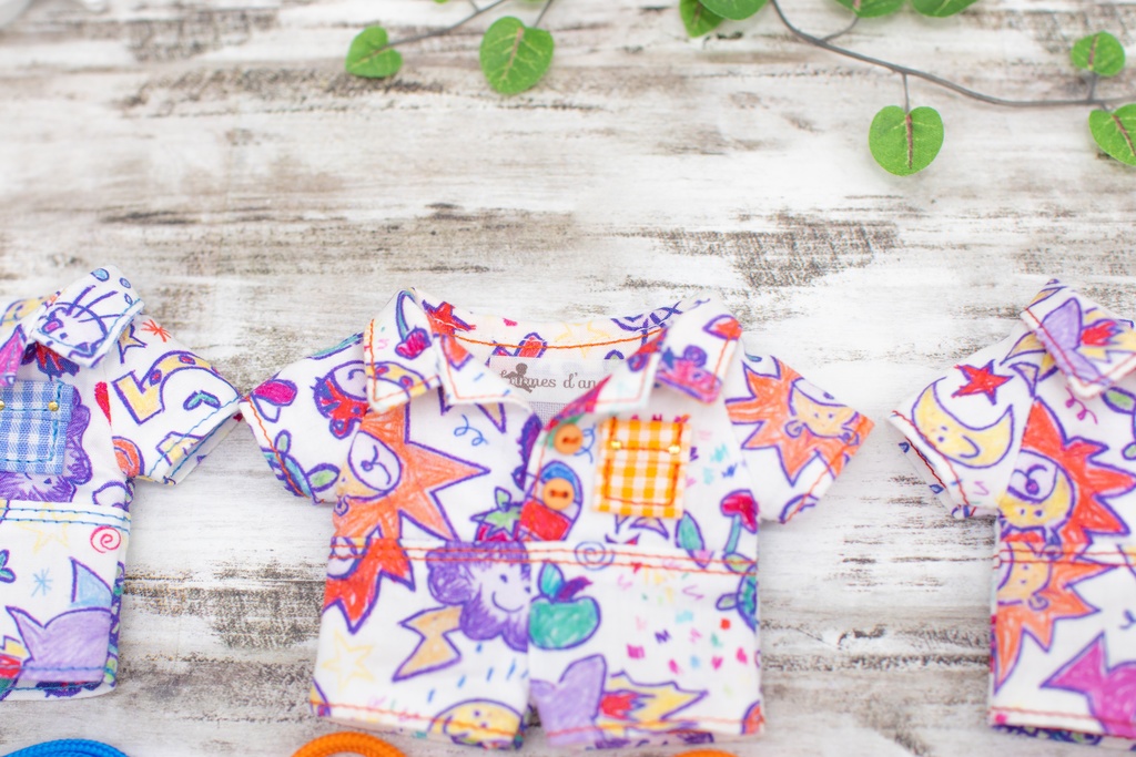 【16cmぬい】カラフルつなぎセット