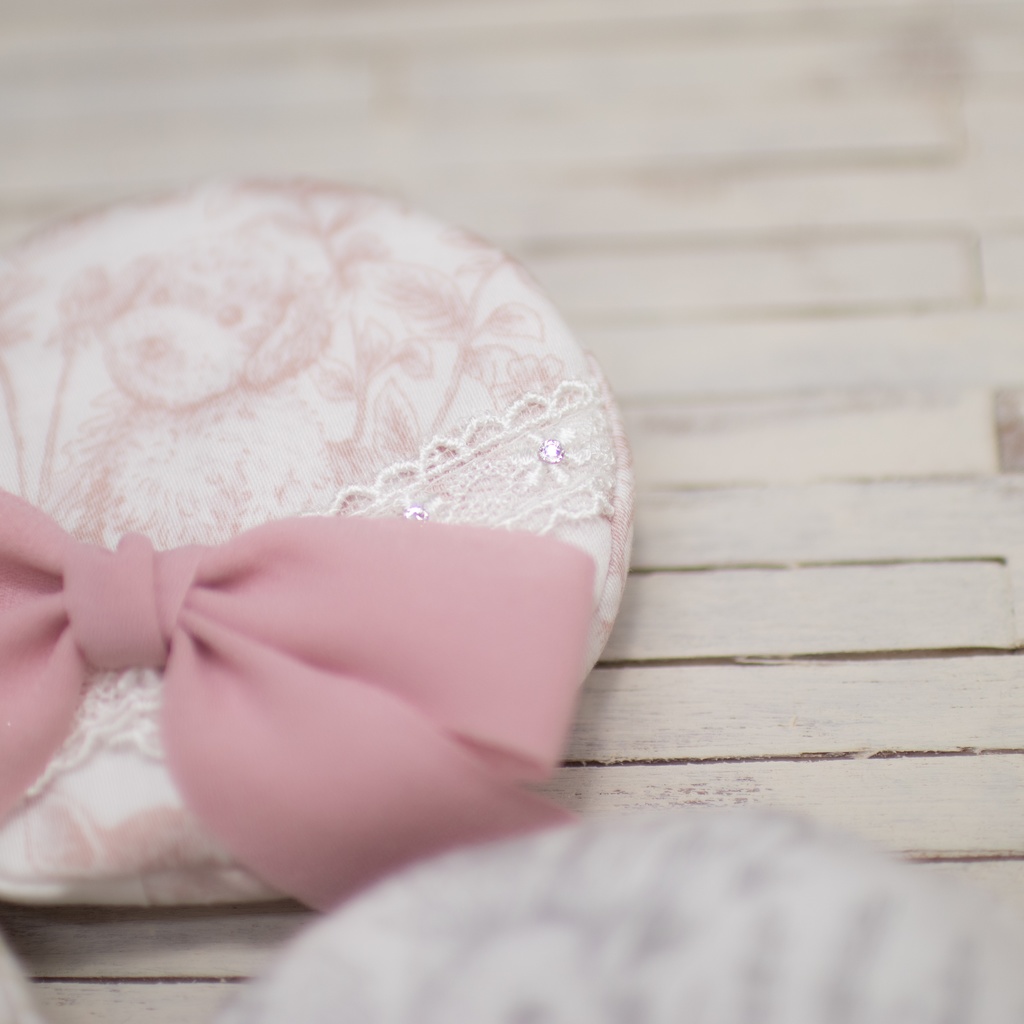 【10-12cmぬい】アニマルレースベレー帽