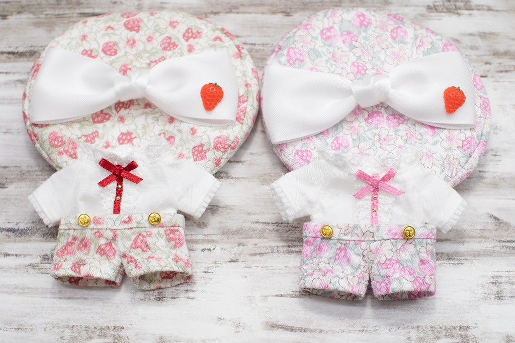 夏のいちごパフェセット🍓