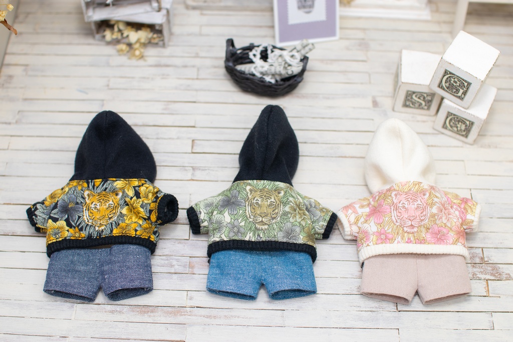 【16cmぬい】tigerリブジャケットセット