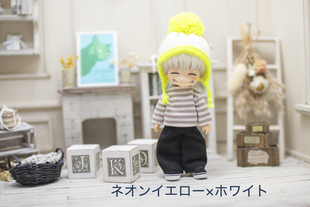 【受注制作】Neon flap Beanie